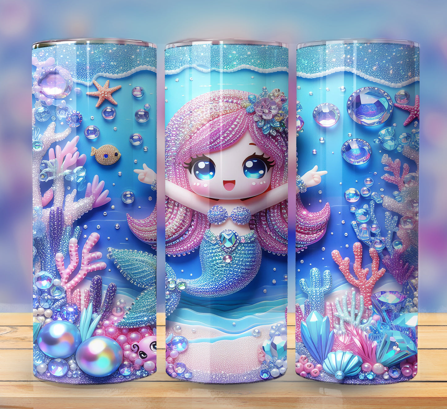 Mermaids 20oz Sublimation Image Bundle