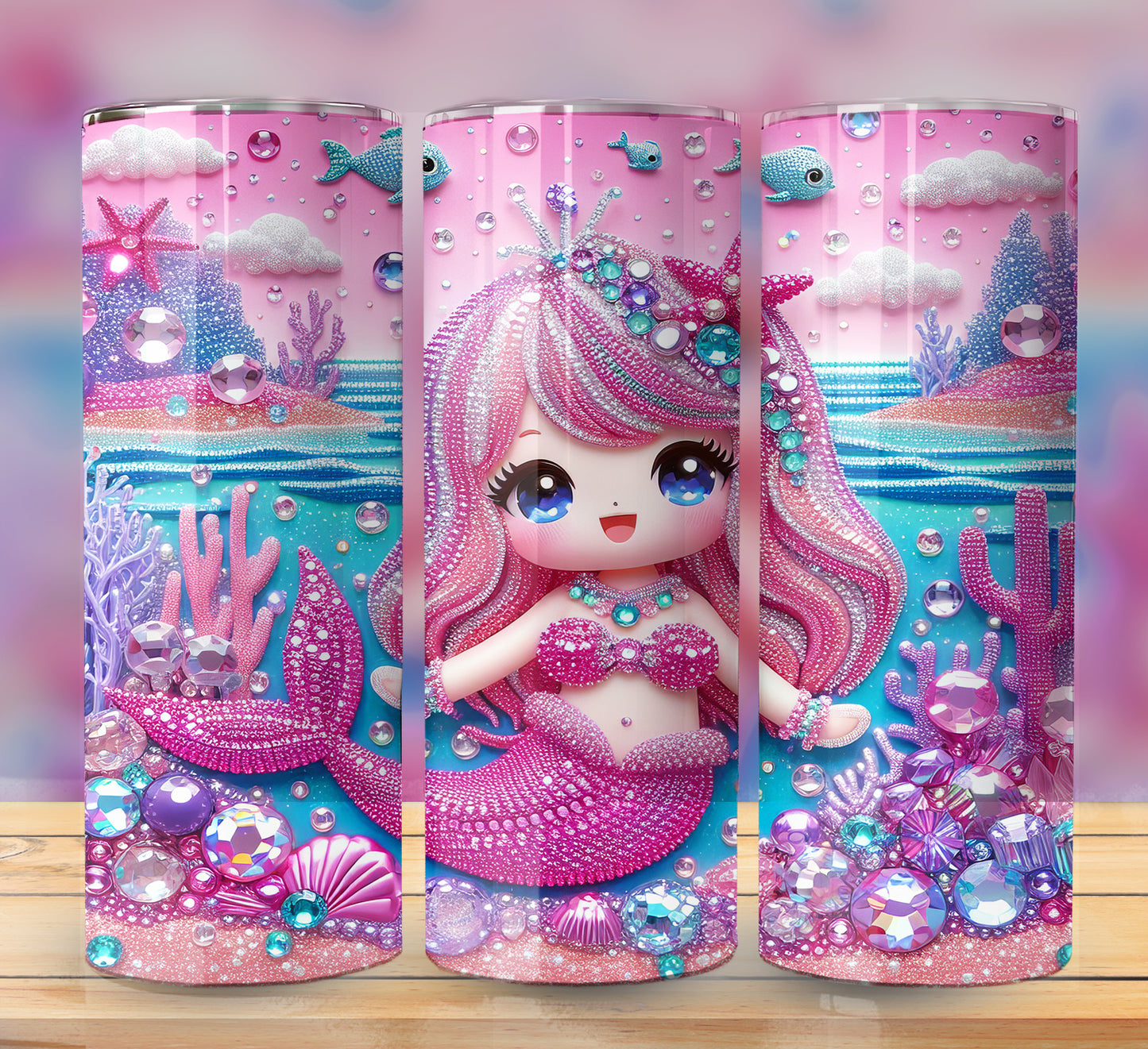 Mermaids 20oz Sublimation Image Bundle