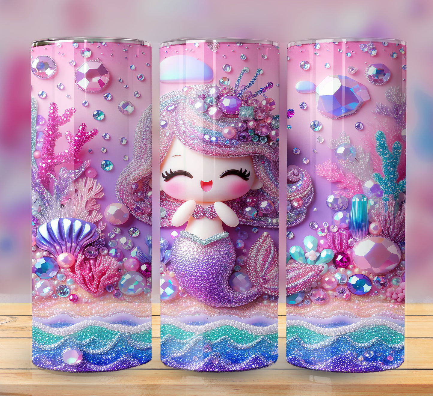 Mermaids 20oz Sublimation Image Bundle