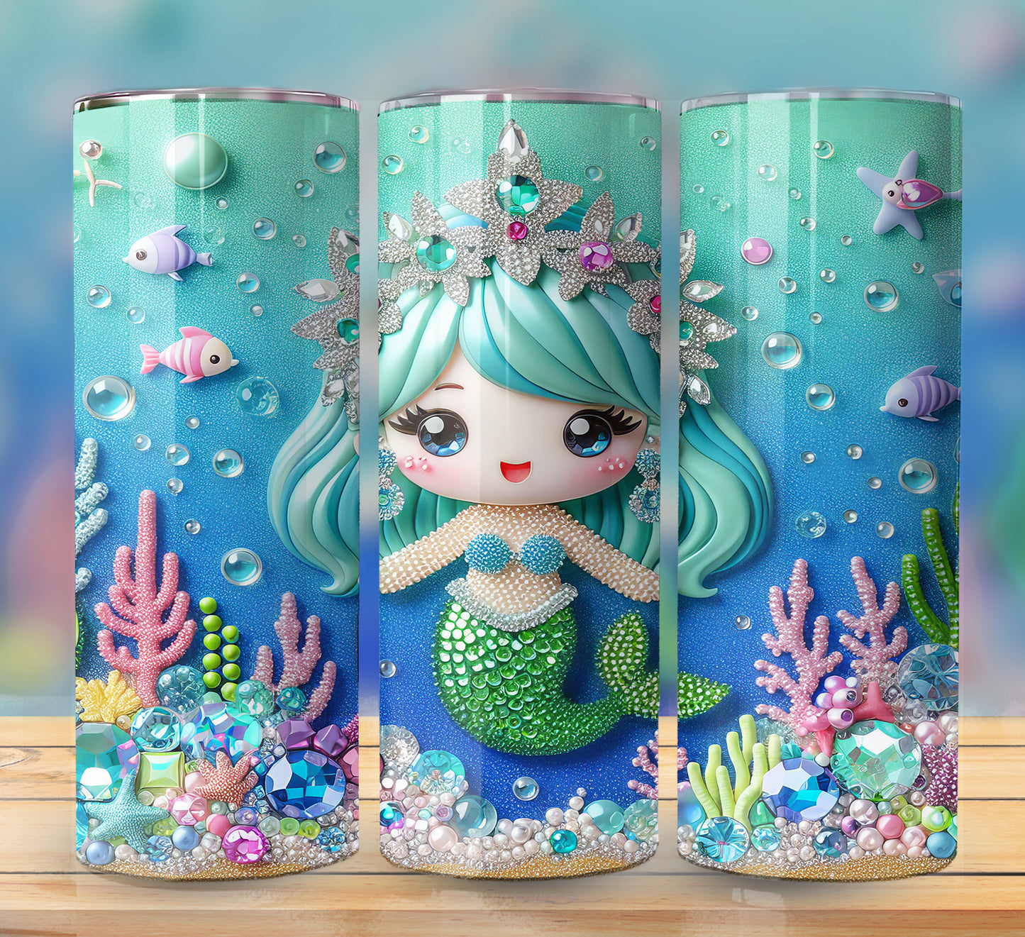 Mermaids 20oz Sublimation Image Bundle