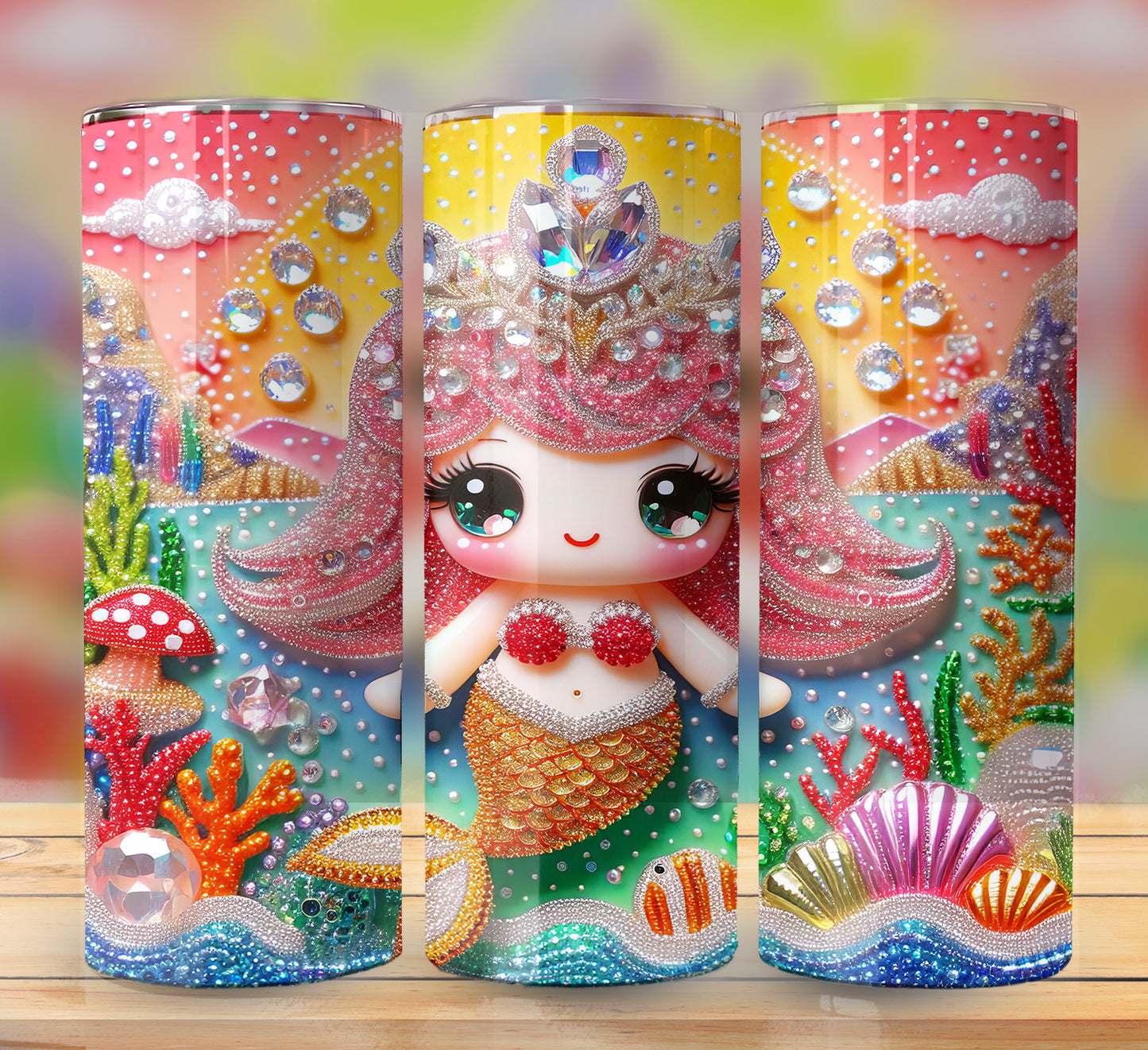 Mermaids 20oz Sublimation Image Bundle