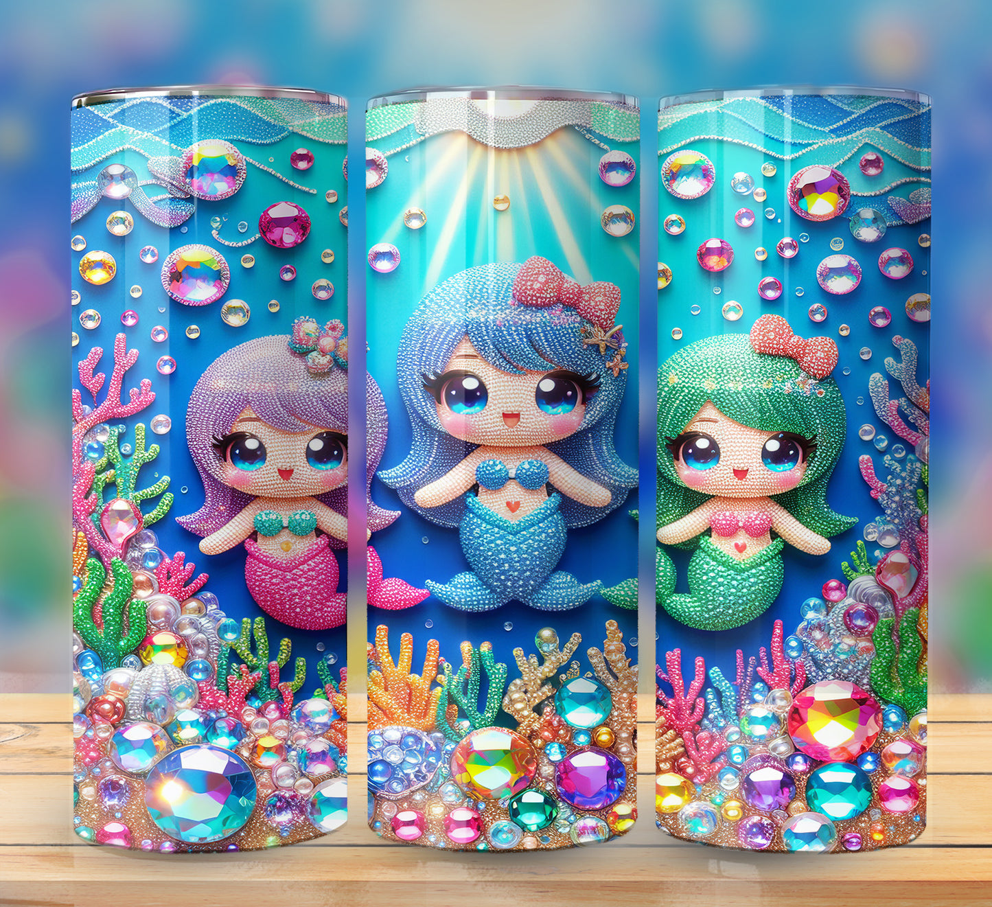 Mermaids 20oz Sublimation Image Bundle