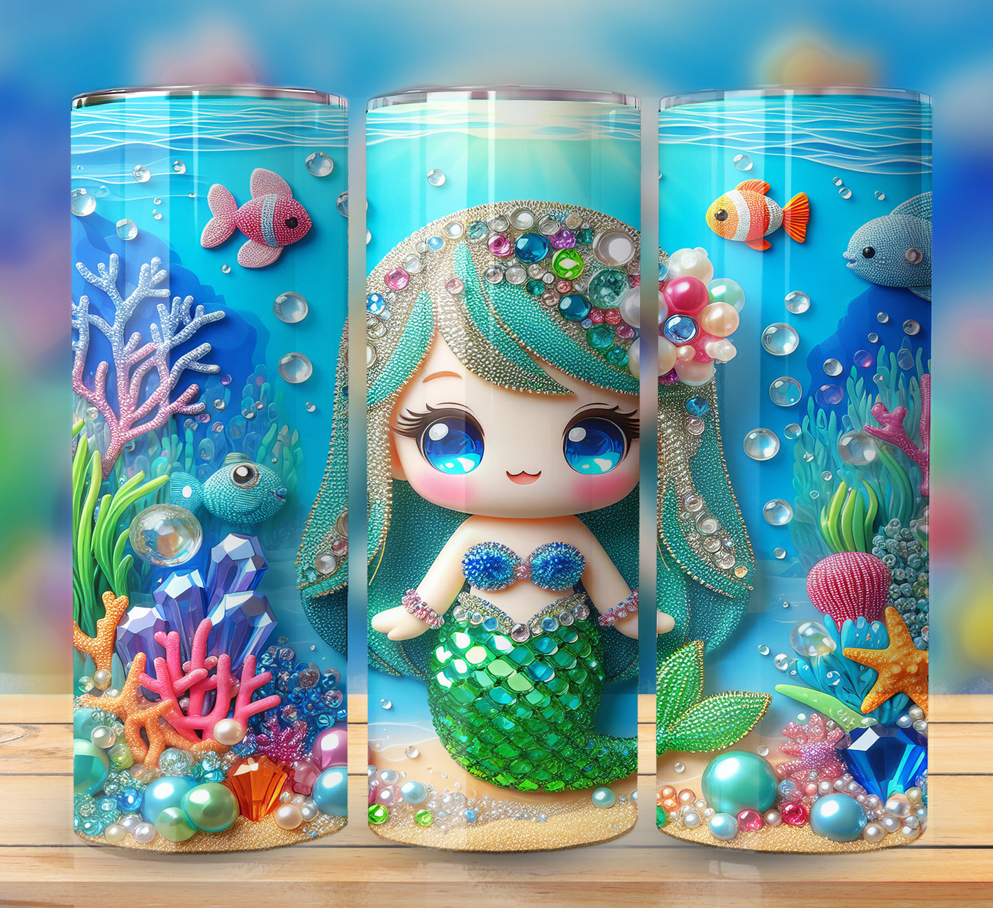 Mermaids 20oz Sublimation Image Bundle