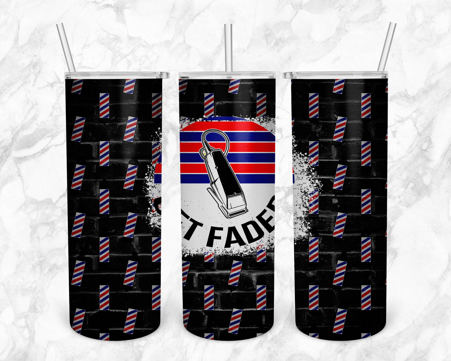 Barbershop 20oz Sublimation Tumbler Image Bundle