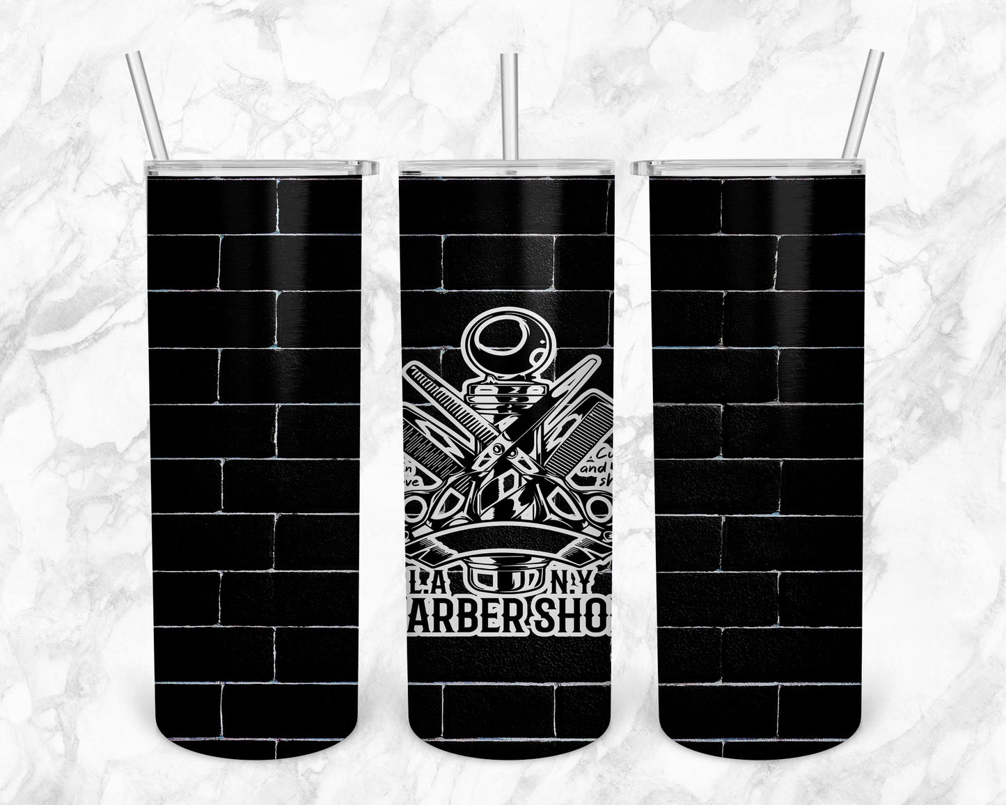 Barbershop 20oz Sublimation Tumbler Image Bundle