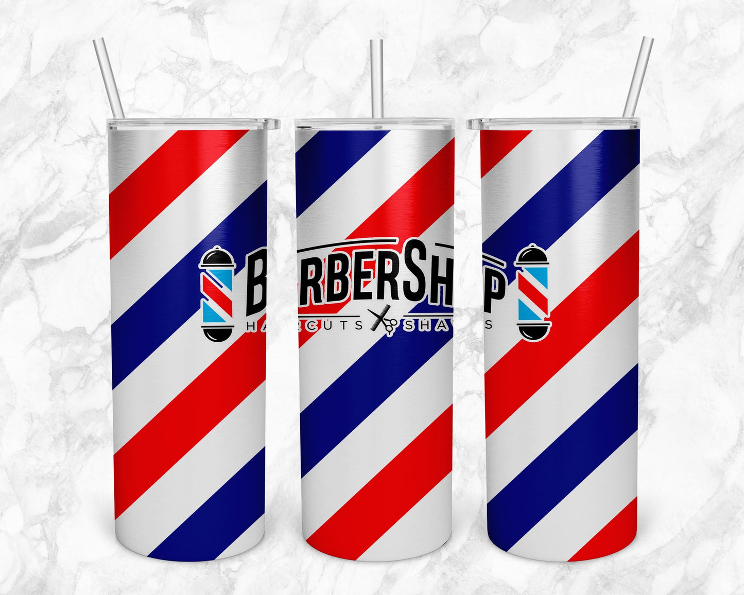 Barbershop 20oz Sublimation Tumbler Image Bundle