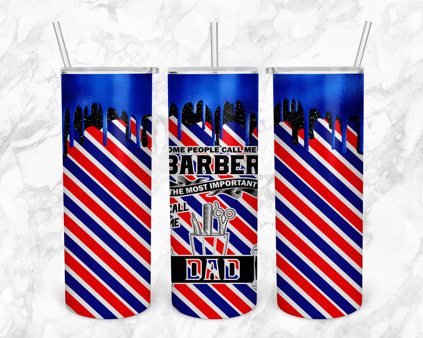 Barbershop 20oz Sublimation Tumbler Image Bundle