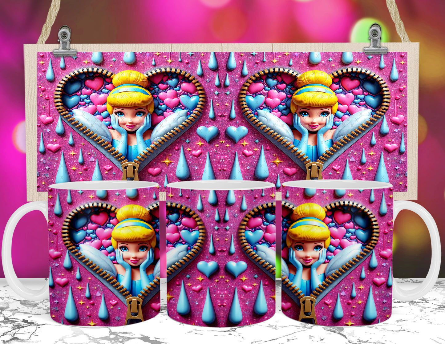 Cute Valentine Sublimation 11/15oz Mug Images Bundle