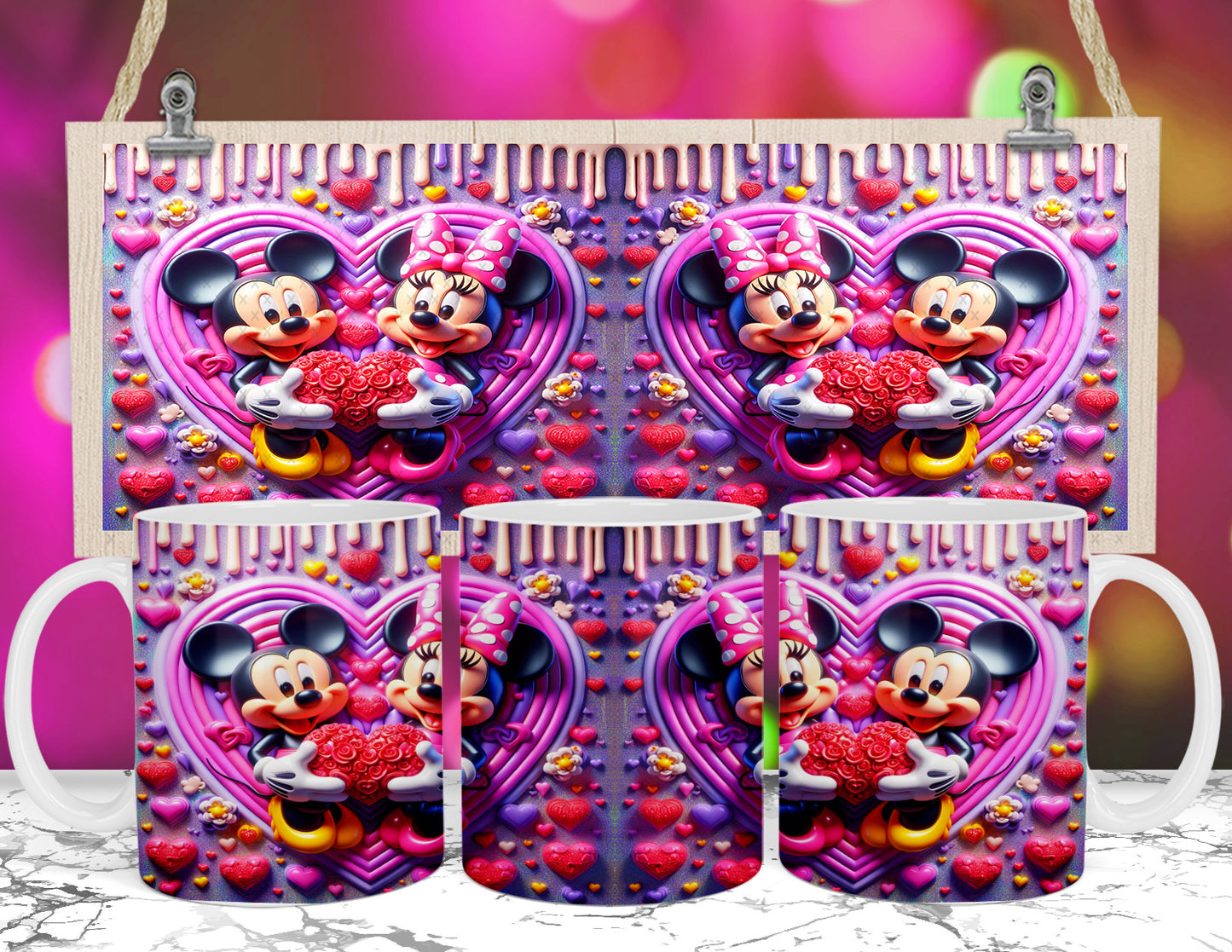 Cute Valentine Sublimation 11/15oz Mug Images Bundle