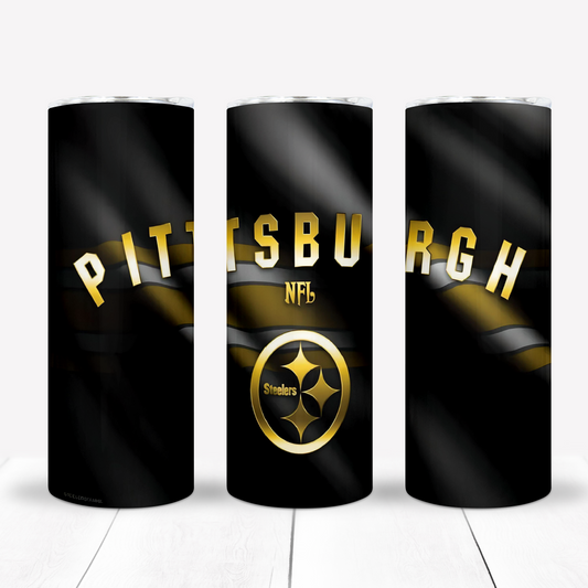 Football 20oz Sublimation Tumbler Image