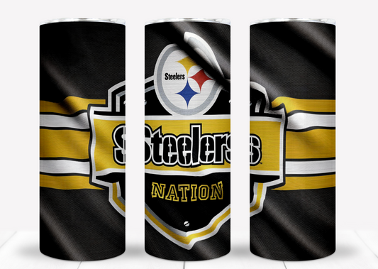 Football 20oz Sublimation Tumbler Image