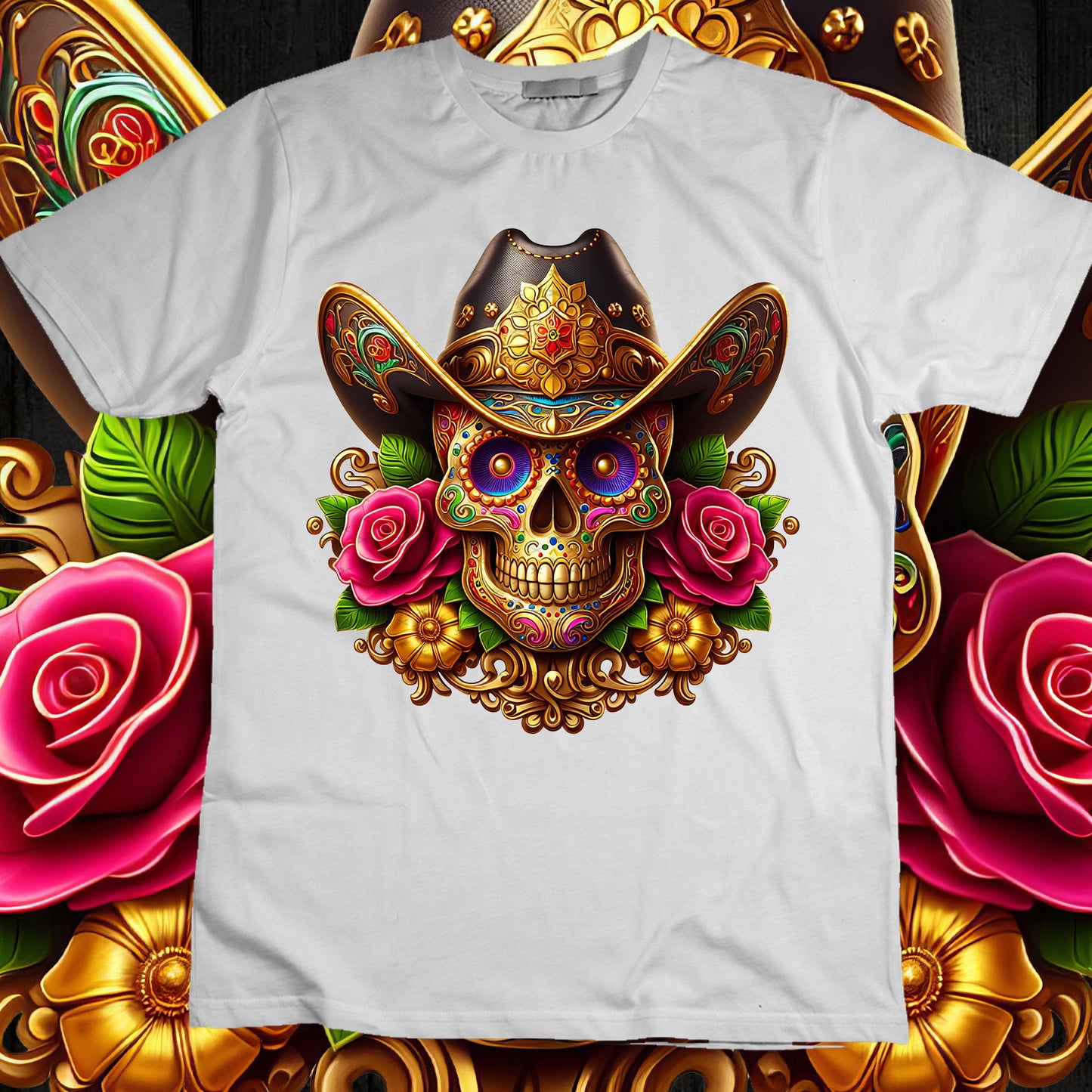 SugarSkull Sublimation T-Shirt Image Bundle