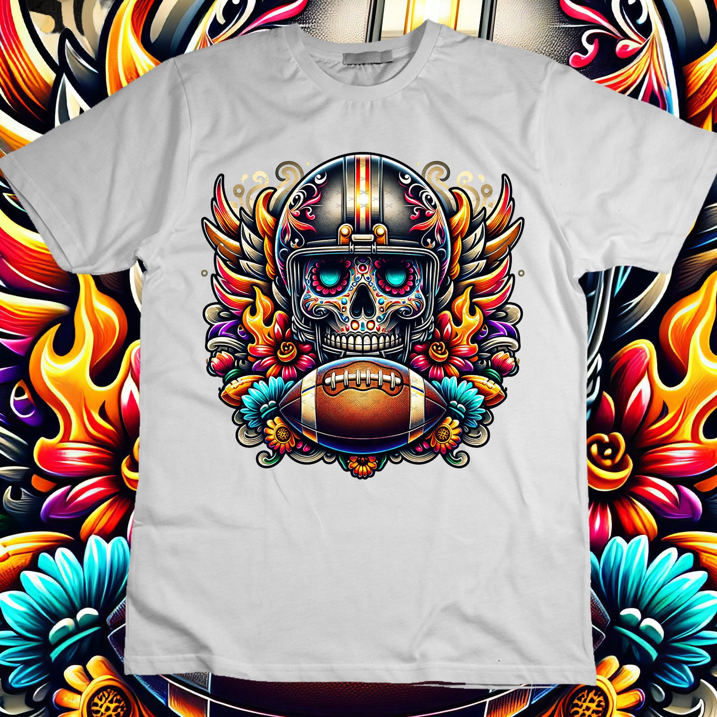 SugarSkull Sublimation T-Shirt Image Bundle