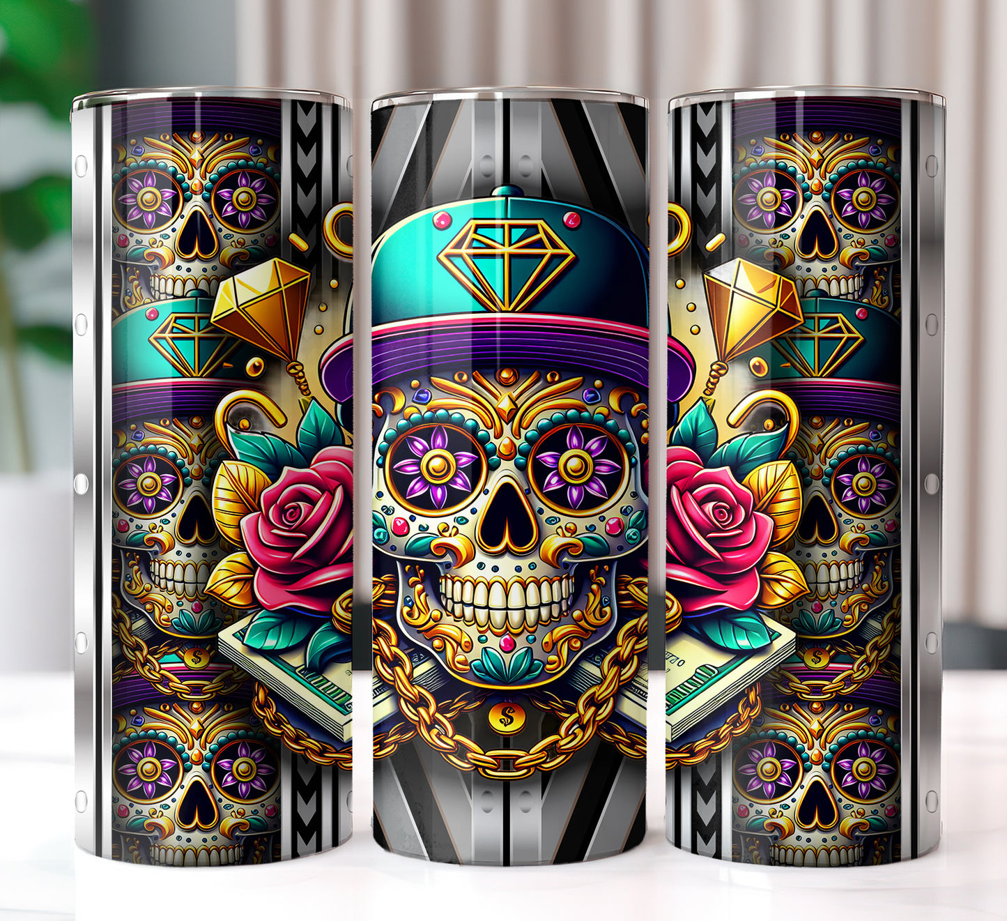 Sugarskull Sublimation 20oz Image Bundle