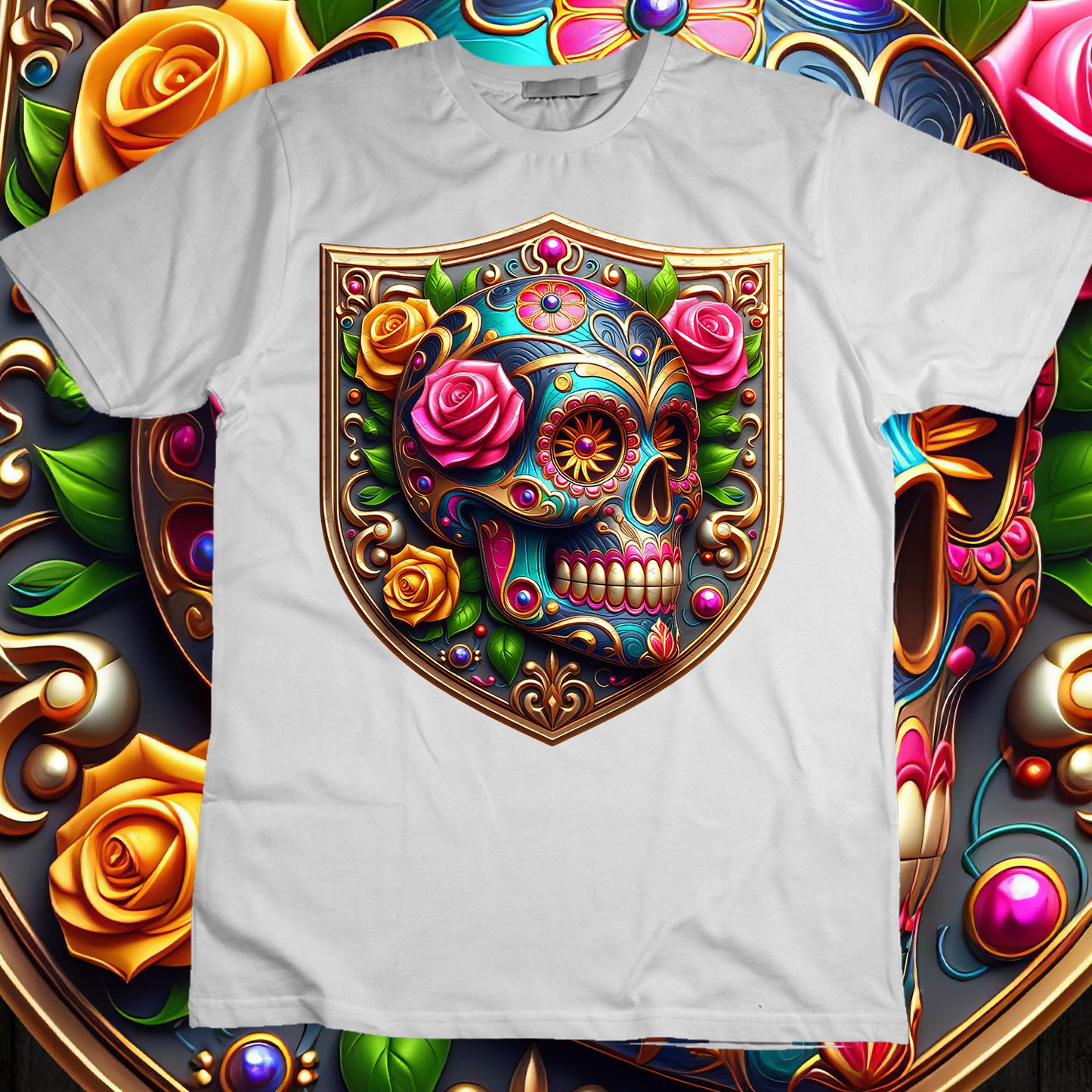 SugarSkull Sublimation T-Shirt Image Bundle