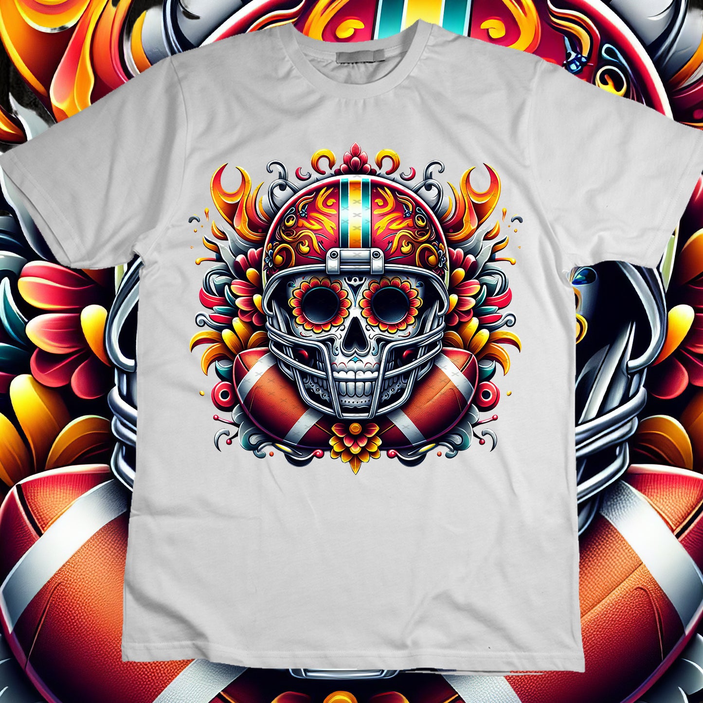 SugarSkull Sublimation T-Shirt Image Bundle