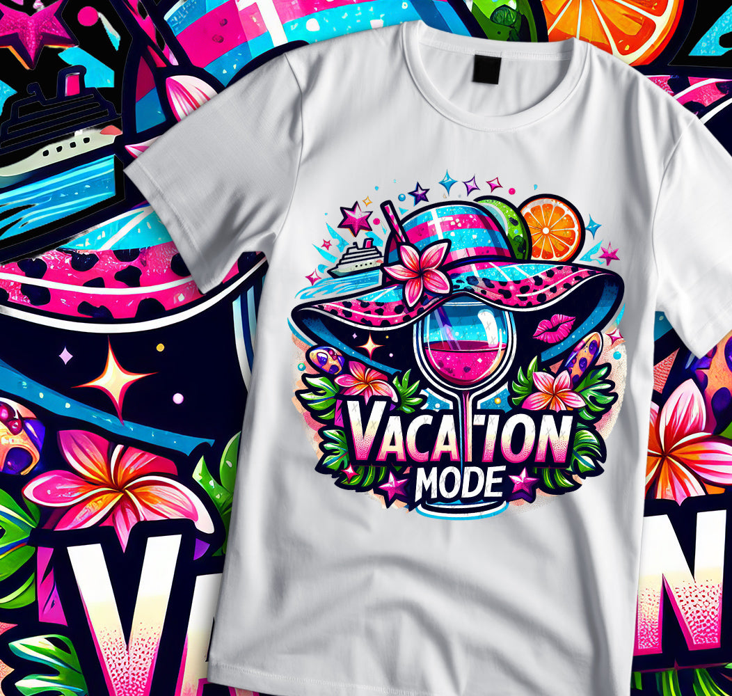 Vacay Sublimation/DTF T-shirt Images Bundle