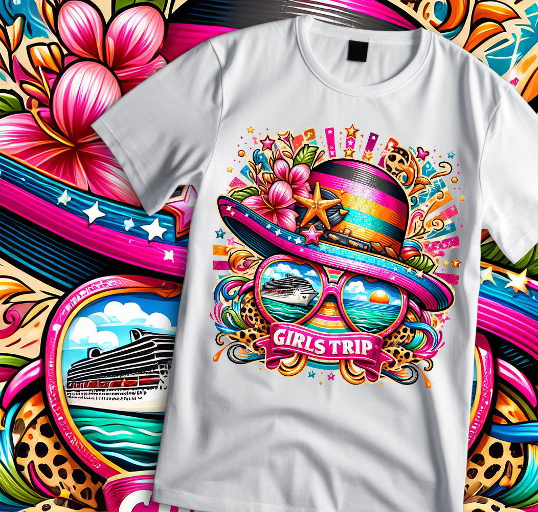 Vacay Sublimation/DTF T-shirt Images Bundle