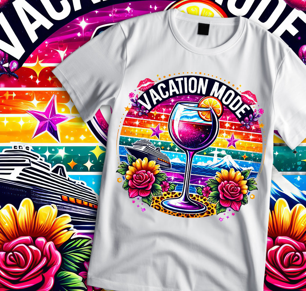 Vacay Sublimation/DTF T-shirt Images Bundle