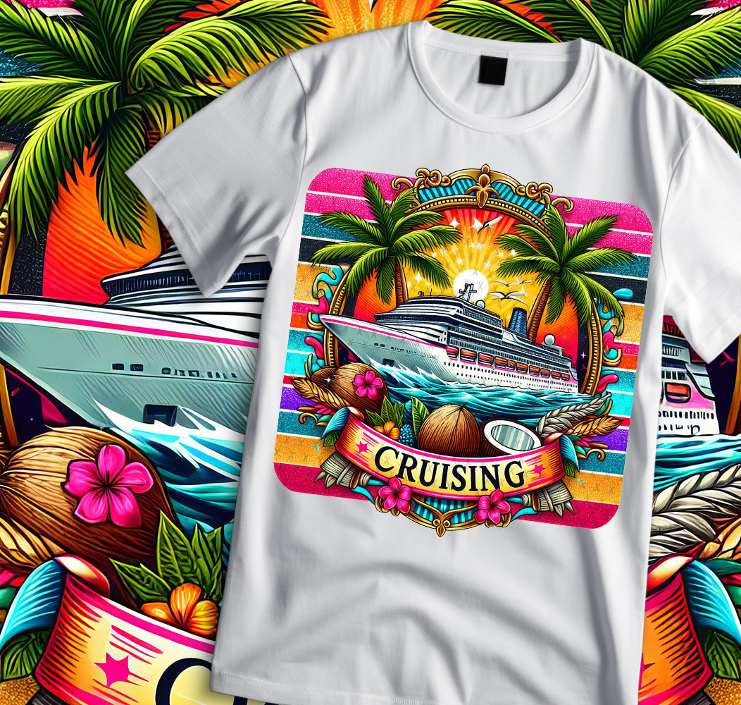 Vacay Sublimation/DTF T-shirt Images Bundle