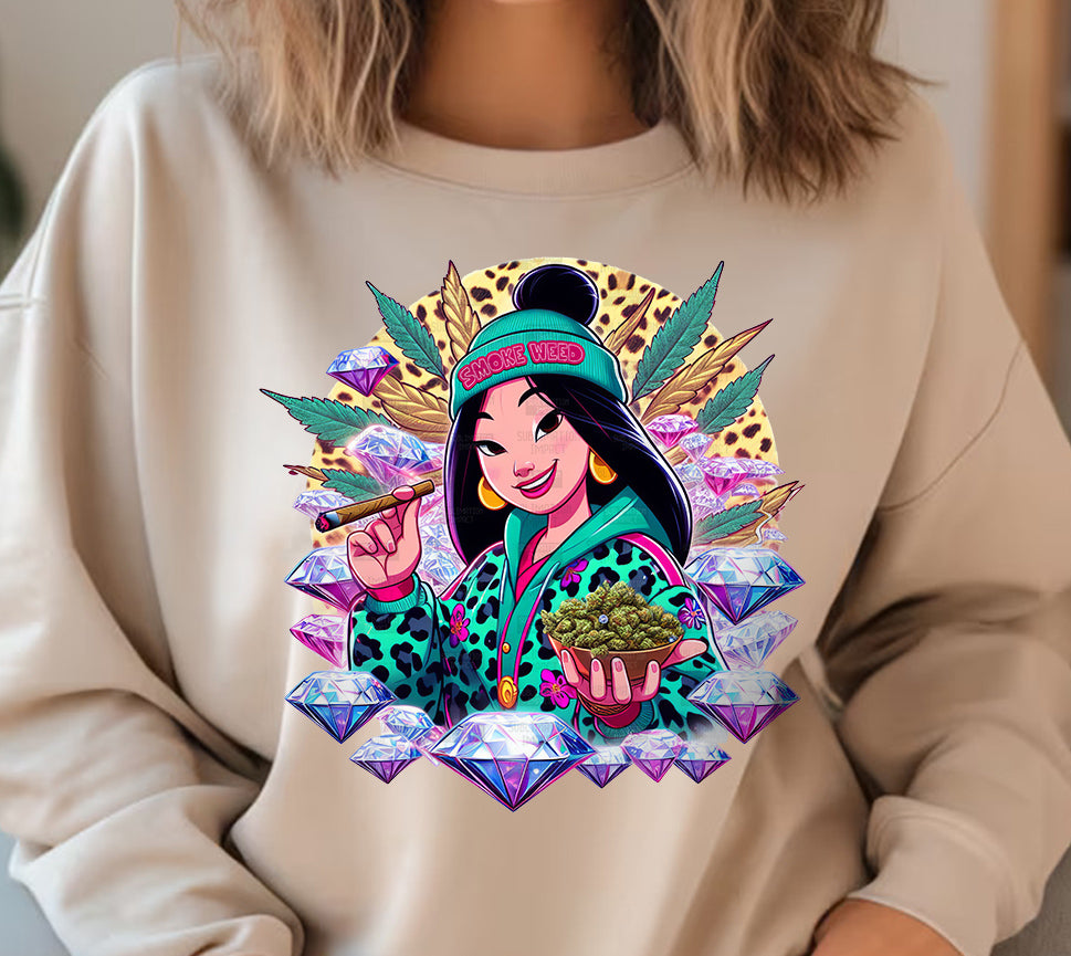 Weed Girl Sublimation/DTF T-shirt Images Bundle