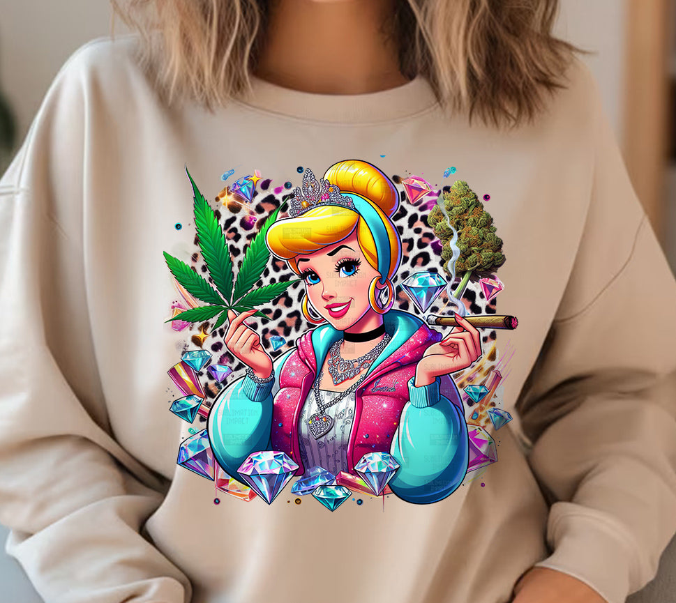 Weed Girl Sublimation/DTF T-shirt Images Bundle