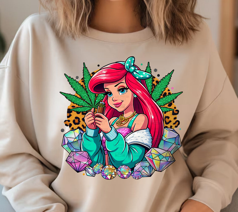 Weed Girl Sublimation/DTF T-shirt Images Bundle