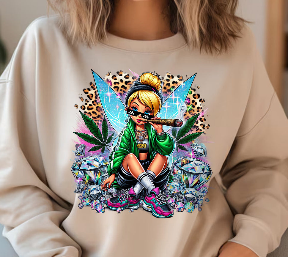 Weed Girl Sublimation/DTF T-shirt Images Bundle