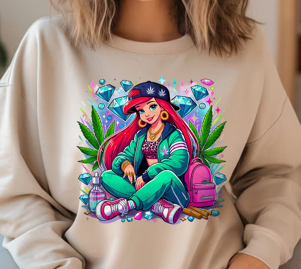 Weed Girl Sublimation/DTF T-shirt Images Bundle