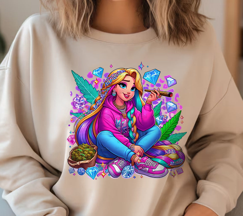 Weed Girl Sublimation/DTF T-shirt Images Bundle