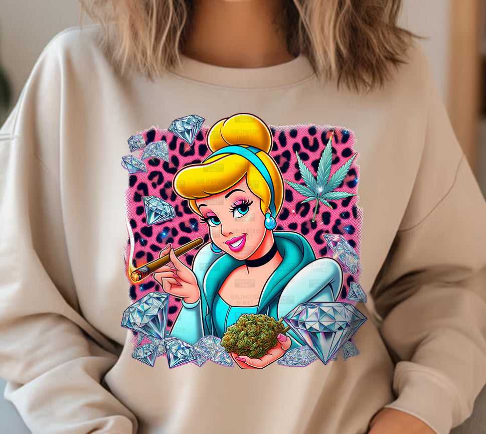 Weed Girl Sublimation/DTF T-shirt Images Bundle