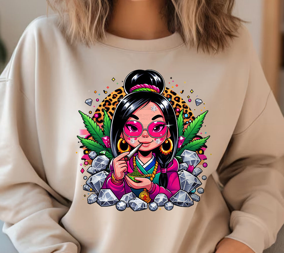 Weed Girl Sublimation/DTF T-shirt Images Bundle