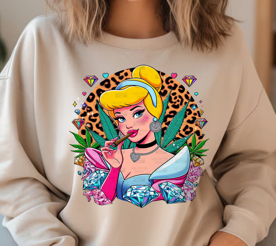 Weed Girl Sublimation/DTF T-shirt Images Bundle