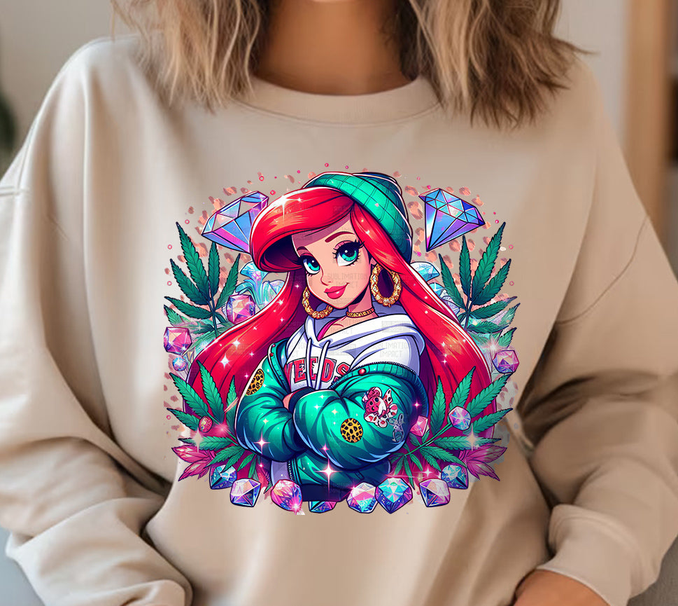 Weed Girl Sublimation/DTF T-shirt Images Bundle