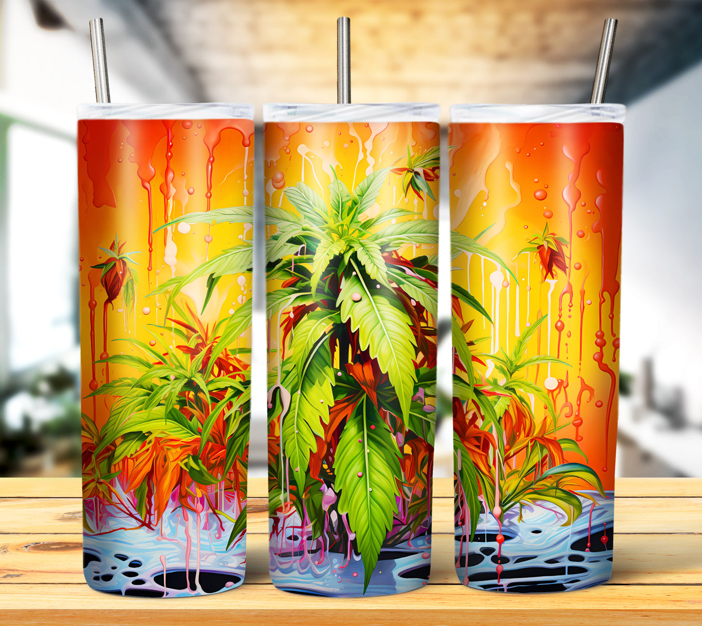 3D Weed Inflate Sublimation 20oz Imagew Bundle