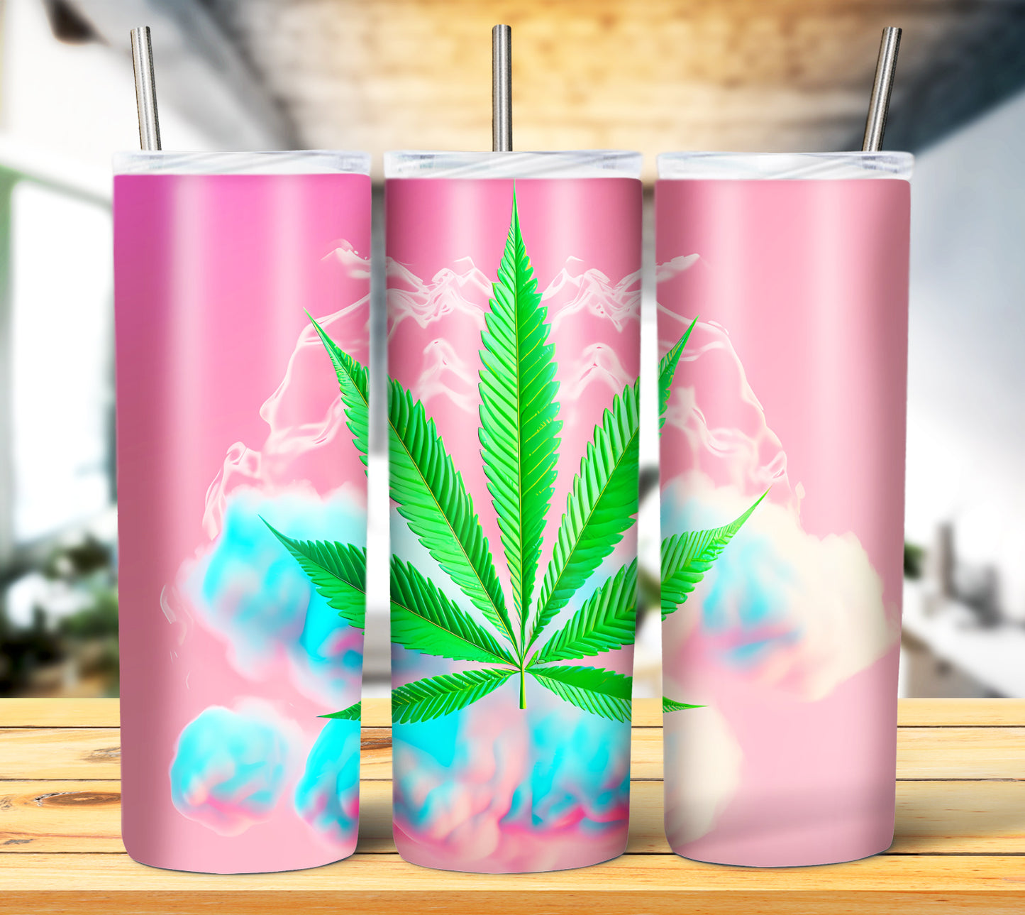 3D Weed Inflate Sublimation 20oz Imagew Bundle