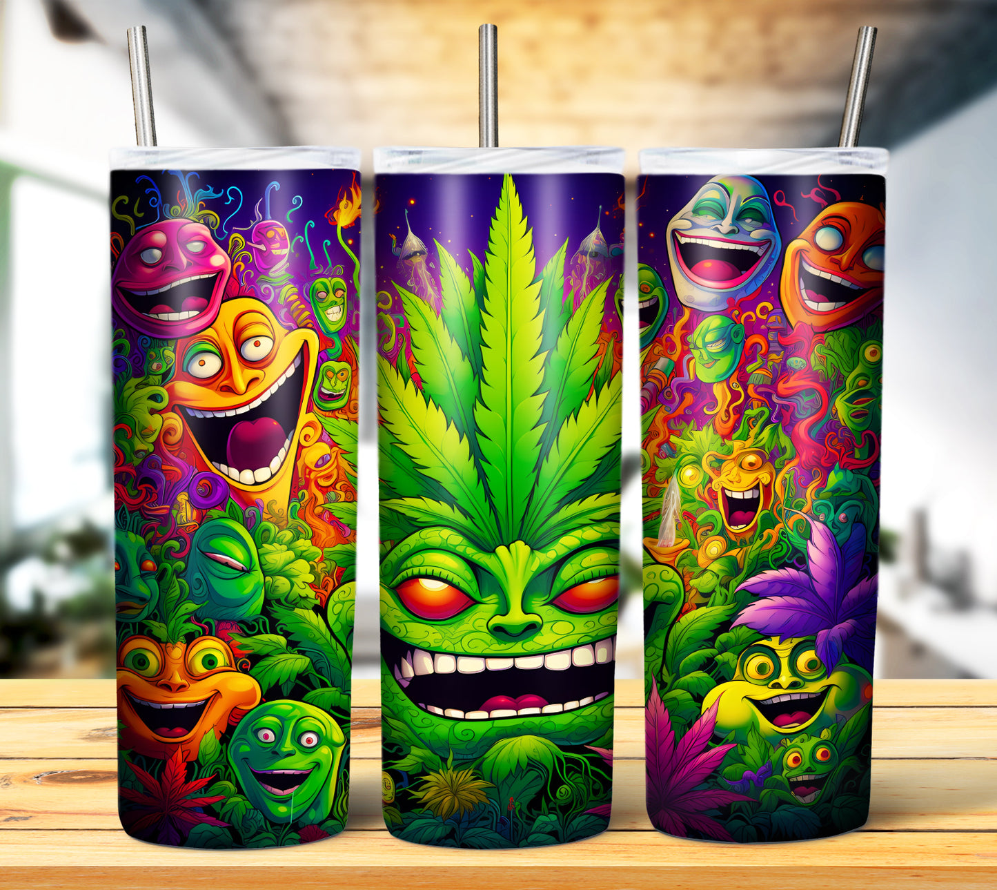 3D Weed Inflate Sublimation 20oz Imagew Bundle