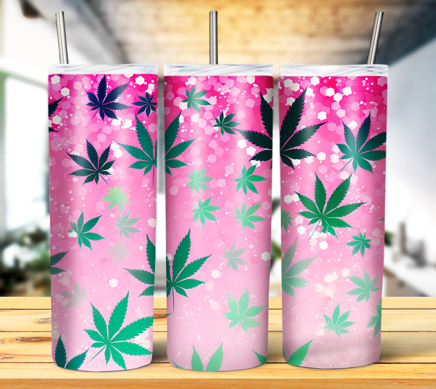 3D Weed Inflate Sublimation 20oz Imagew Bundle