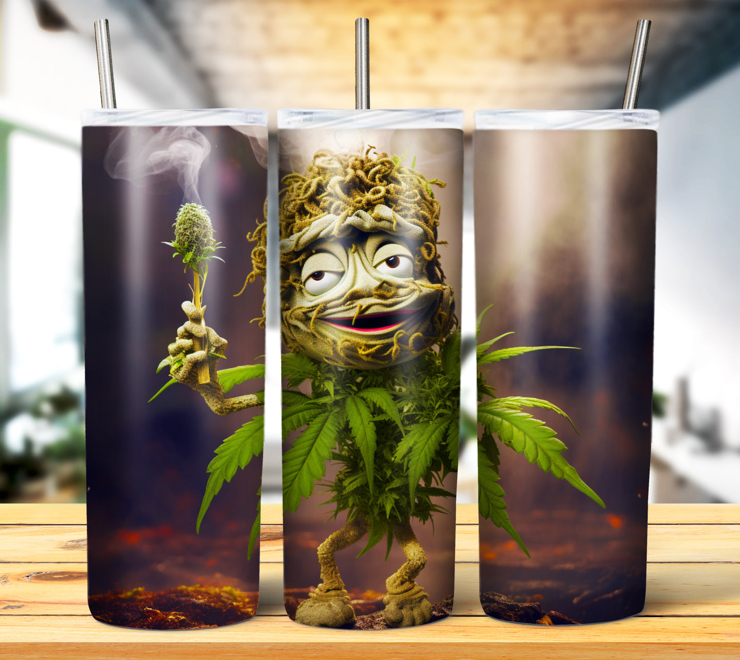 3D Weed Inflate Sublimation 20oz Imagew Bundle