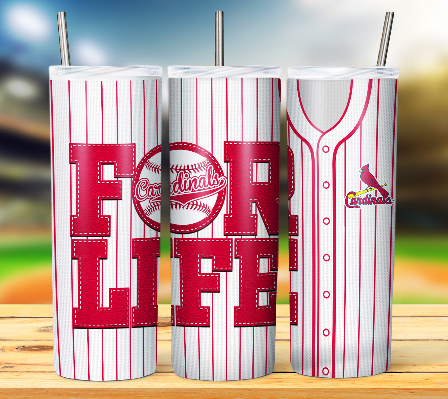 Baseball 20oz Sublimation Tumbler Image