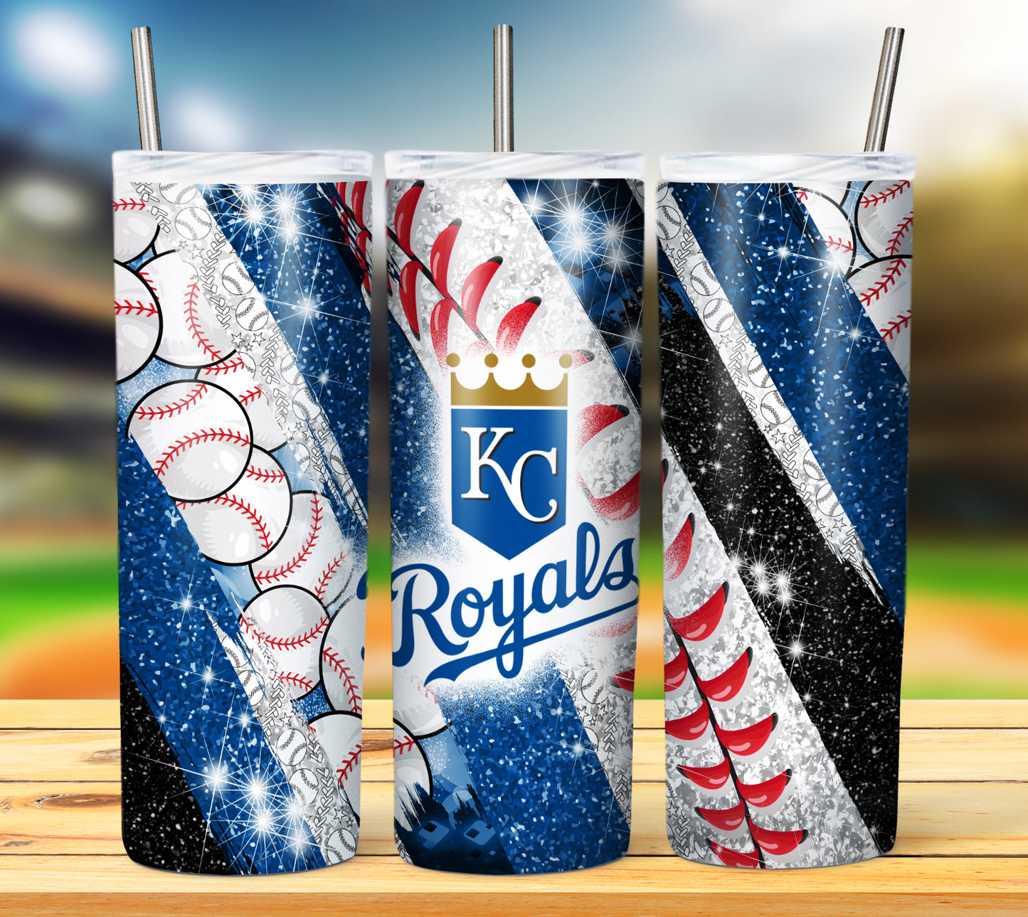 Baseball 20oz Sublimation Tumbler Image