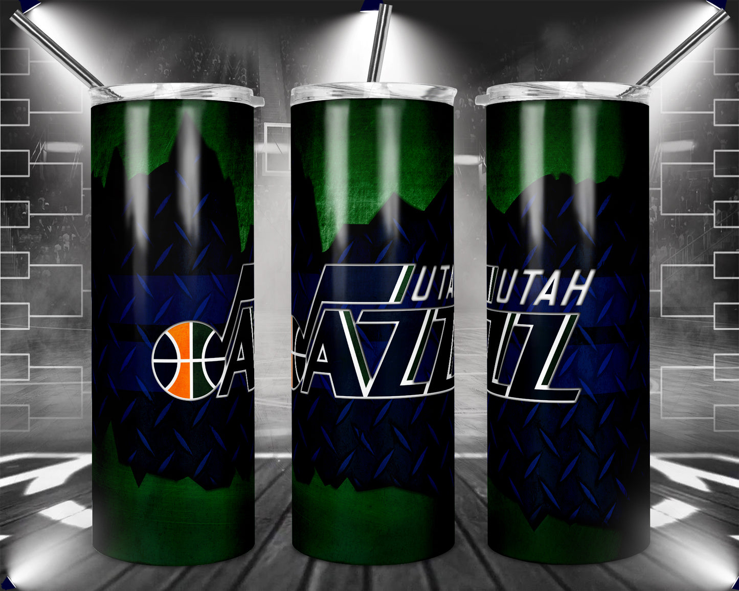 Basketball 20oz Sublimation Tumbler Image