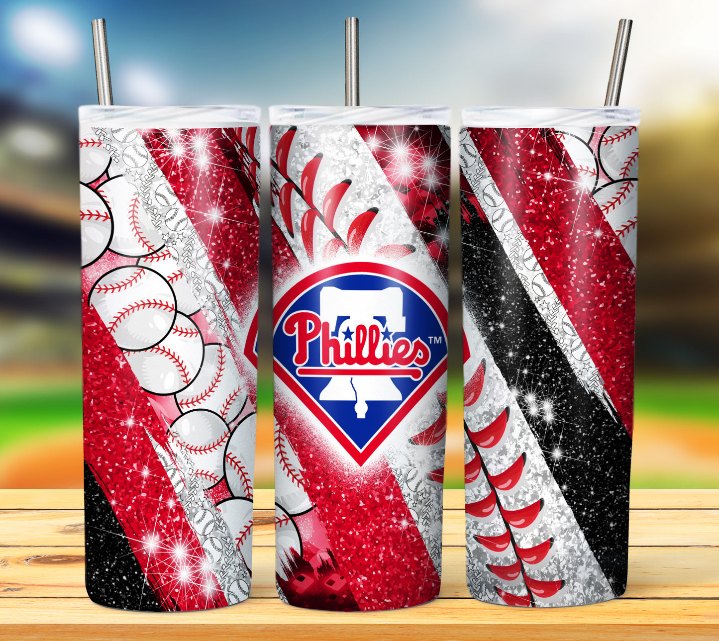 Baseball 20oz Sublimation Tumbler Image