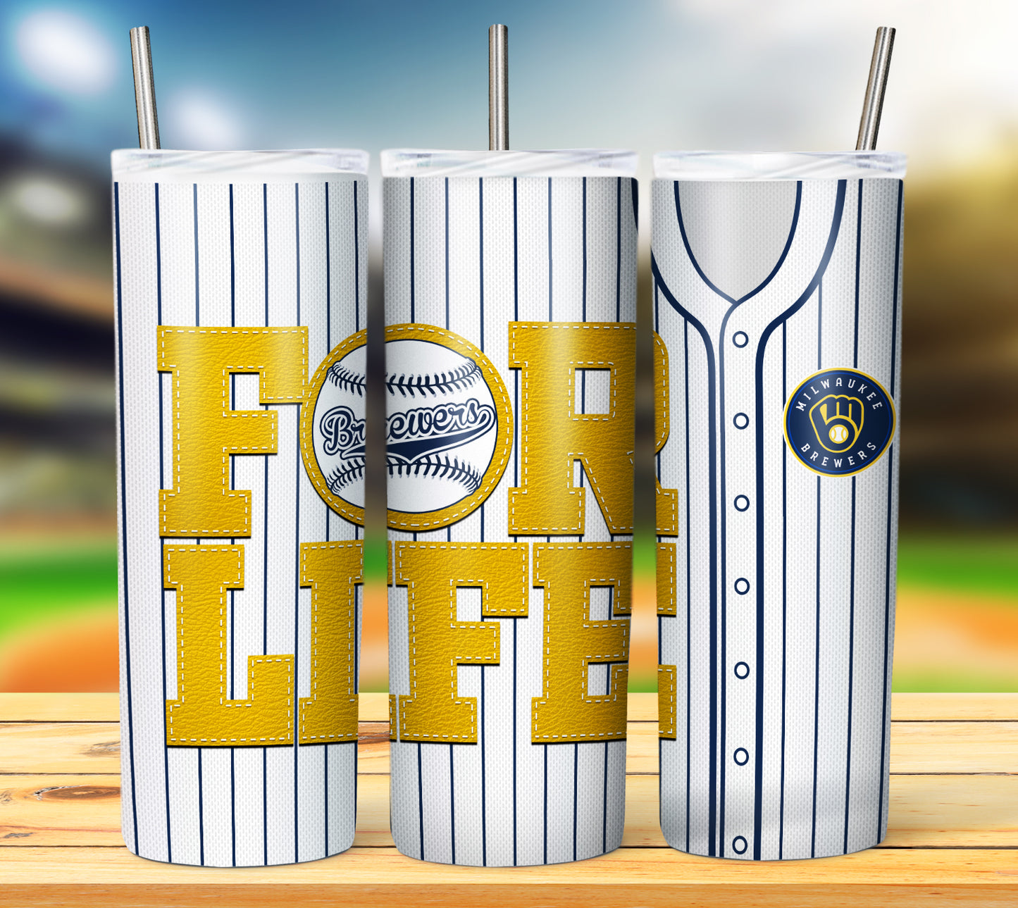 Baseball 20oz Sublimation Tumbler Image