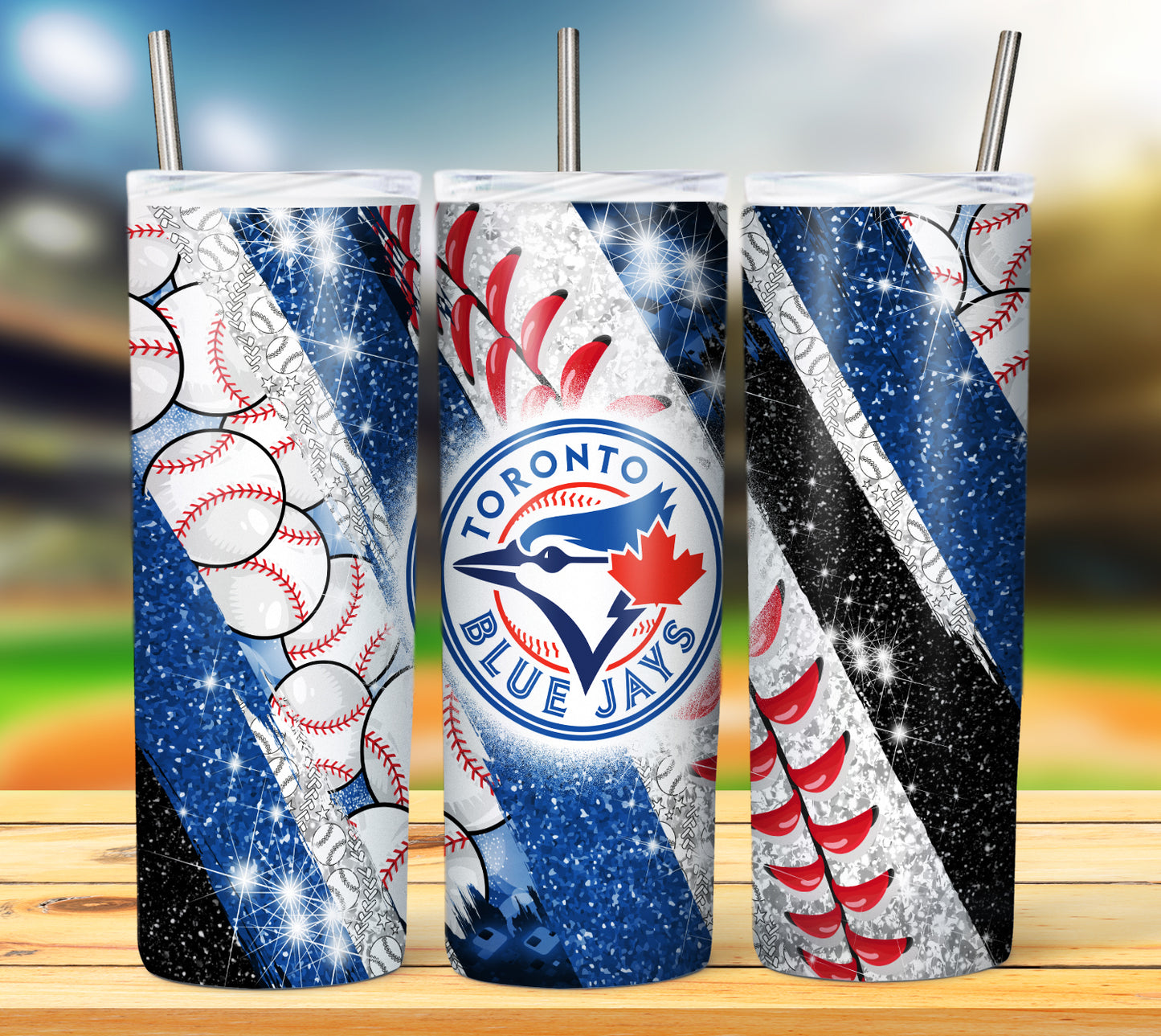 Baseball 20oz Sublimation Tumbler Image