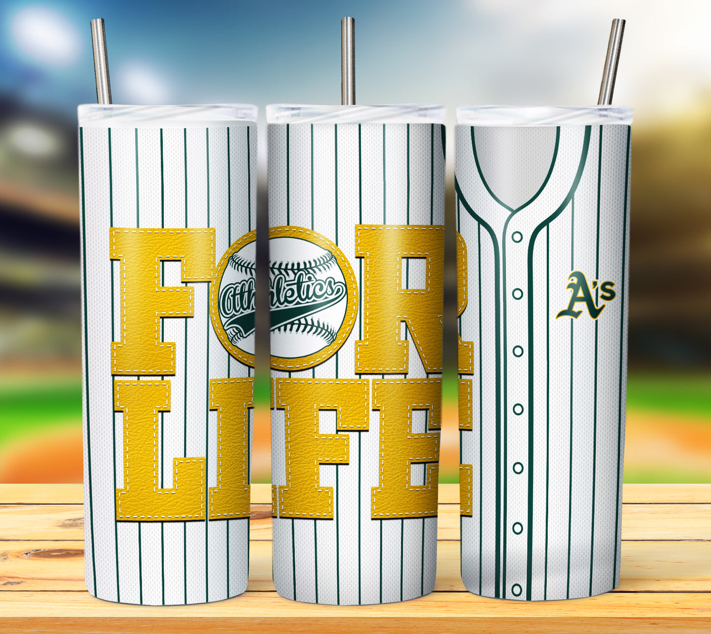 Baseball 20oz Sublimation Tumbler Image