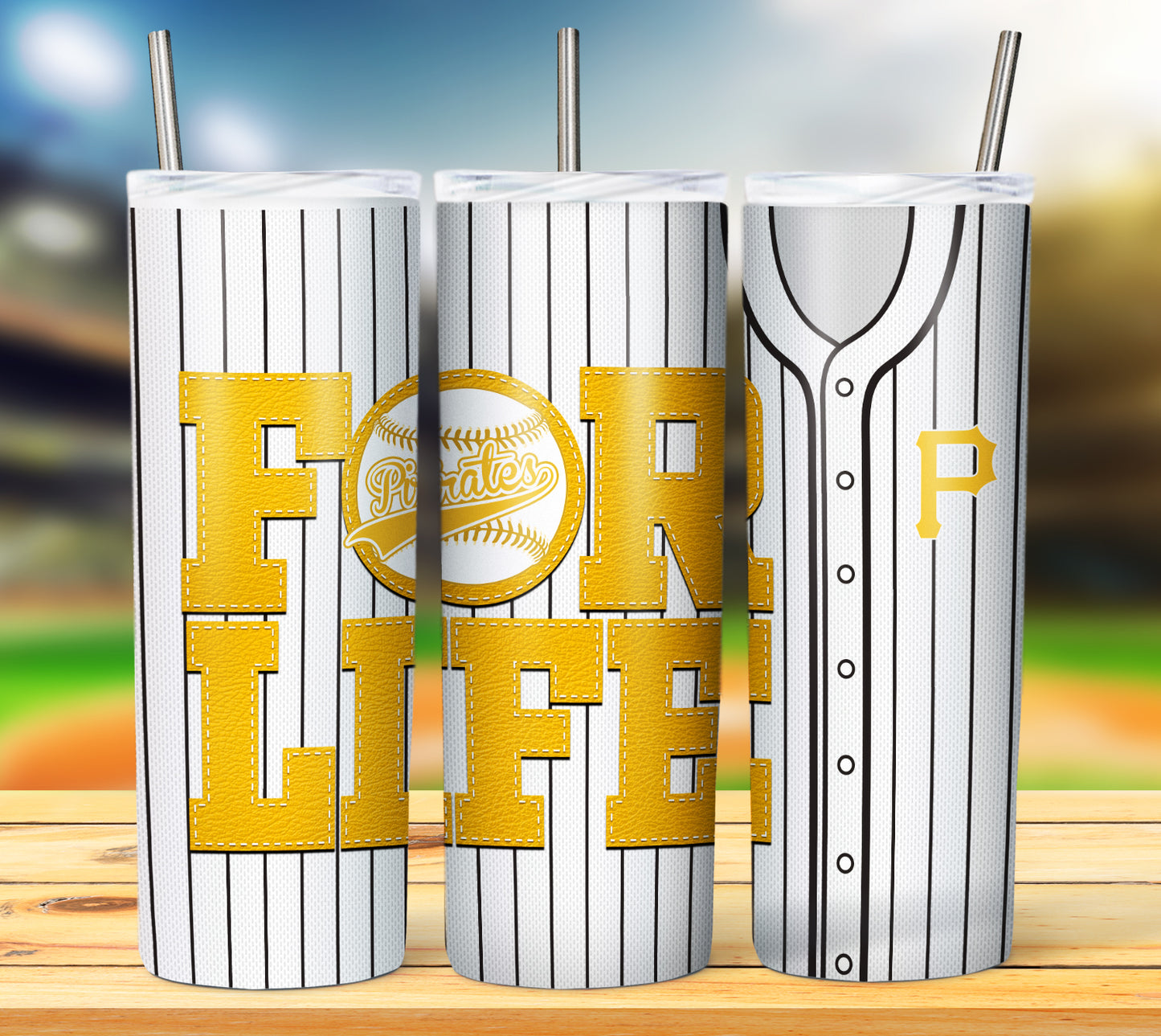 Baseball 20oz Sublimation Tumbler Image