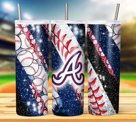 Baseball 20oz Sublimation Tumbler Image