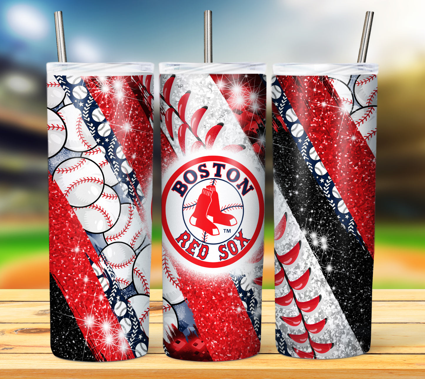 Baseball 20oz Sublimation Tumbler Image