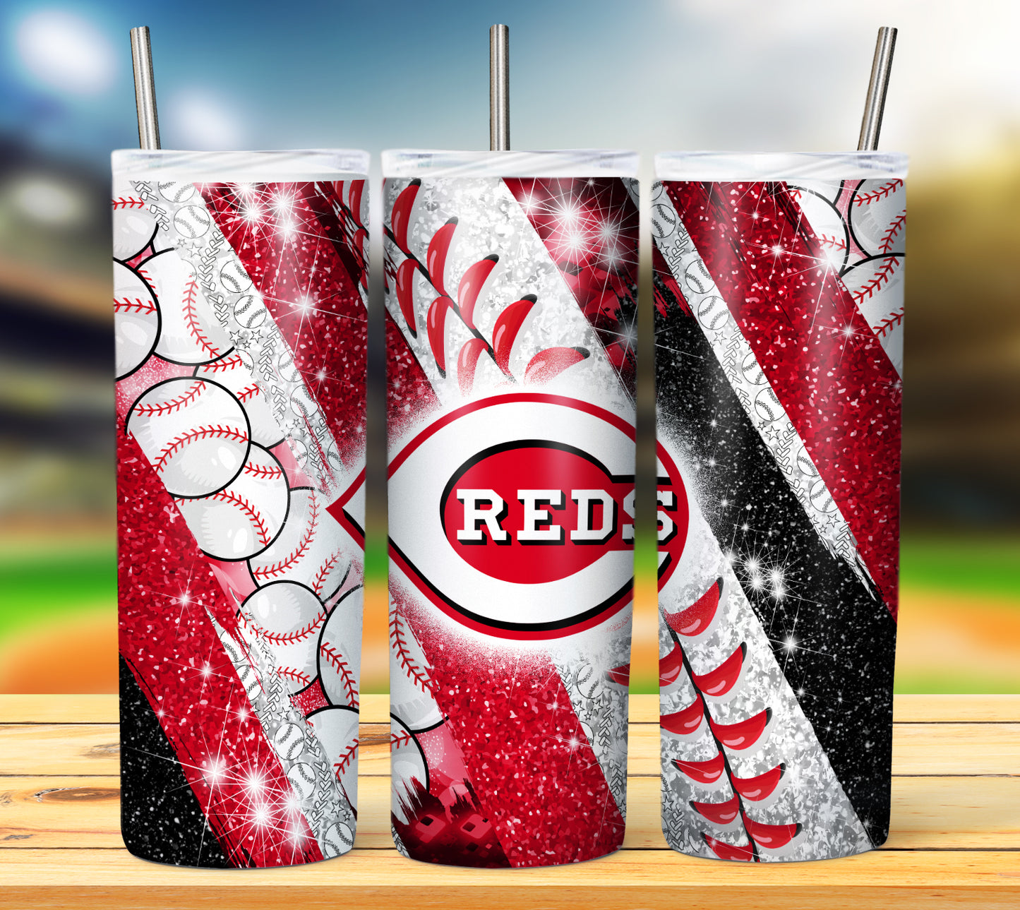 Baseball 20oz Sublimation Tumbler Image